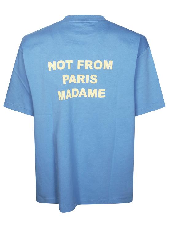 26SS 드롤드무슈 반팔 티셔츠 KTS203CO002 ATBL BLU - DROLE DE MONSIEUR