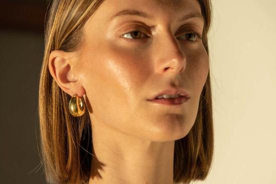  Milk & Rose 이어링 밀크앤로즈 카야 후프 - OTHER BRANDS