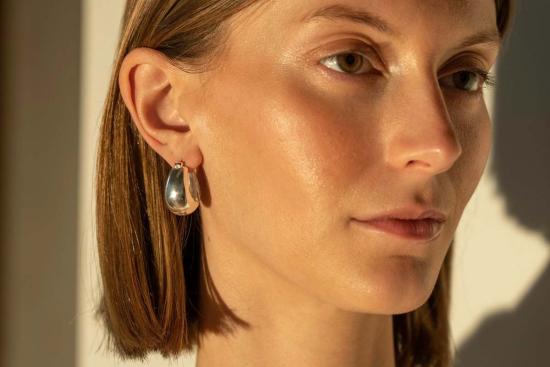  Milk & Rose 이어링 밀크앤로즈 카야 후프 - OTHER BRANDS