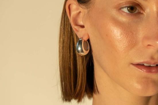  Milk & Rose 이어링 밀크앤로즈 카야 후프