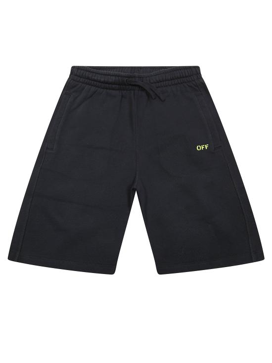 26SS [키즈] 오프화이트 쇼츠/버뮤다 44BCI001S26F002 NERO