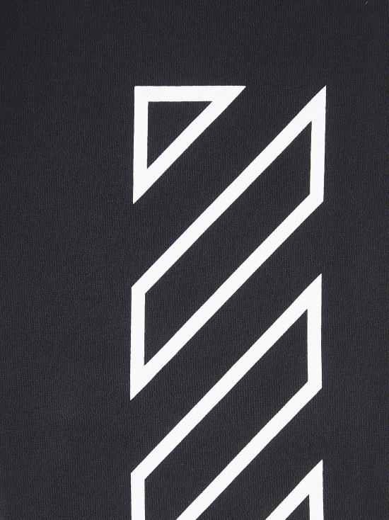 26SS [키즈] 오프화이트 트레이닝/조거 팬츠 44BCH001S26F001 NERO - OFF WHITE