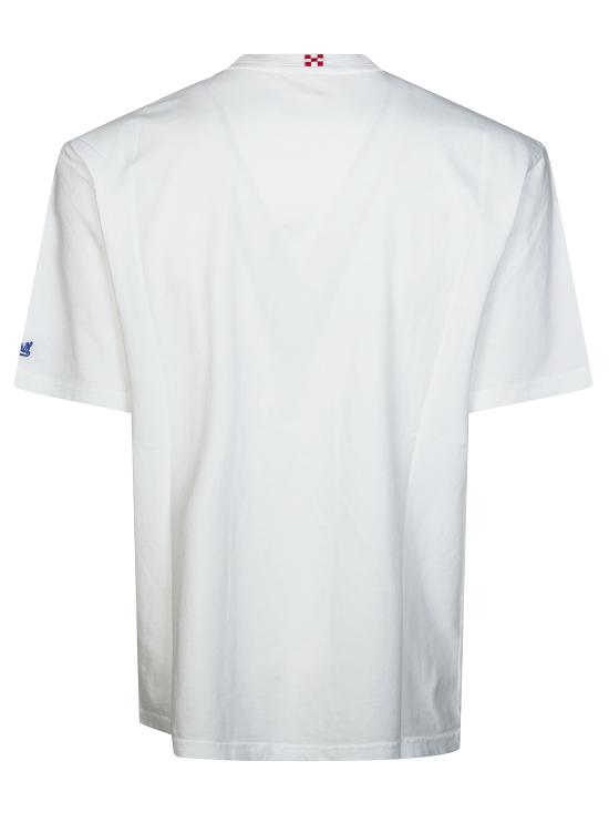 26SS 세인트바쓰 반팔 티셔츠 POT000104429L 01N BIANCO - MC2 SAINT BARTH