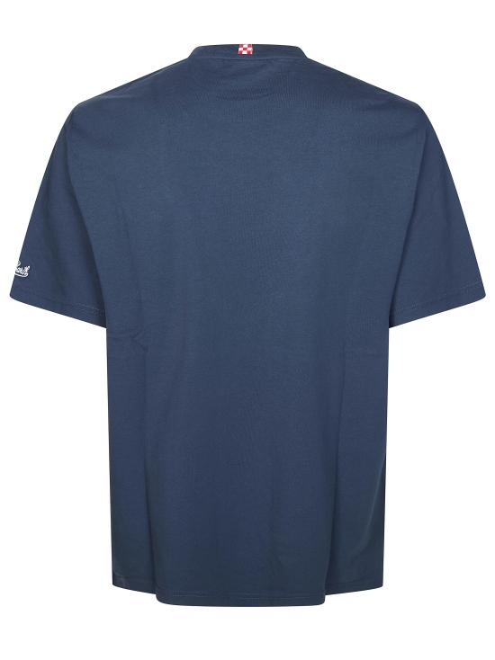 26SS 세인트바쓰 반팔 티셔츠 AUS000101983L 61 BLU - MC2 SAINT BARTH