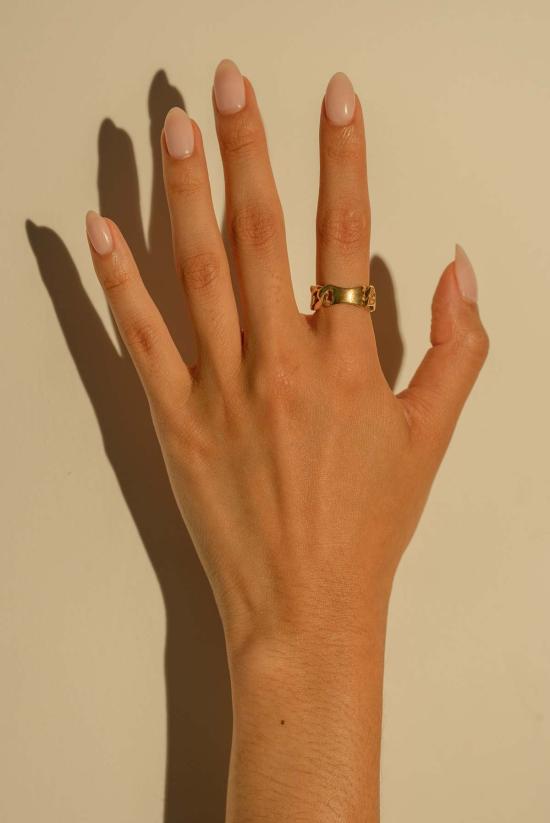  Milk & Rose 반지 밀크 & 로즈 체인 링 - OTHER BRANDS