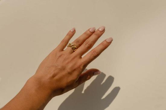  Milk & Rose 반지 밀크 & 로즈 체인 링 - OTHER BRANDS