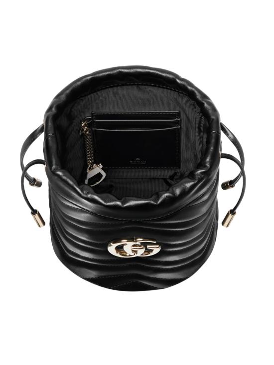 26SS 구찌 GG 마몽 스몰 버킷백 575163 AAET81000 Black - GUCCI