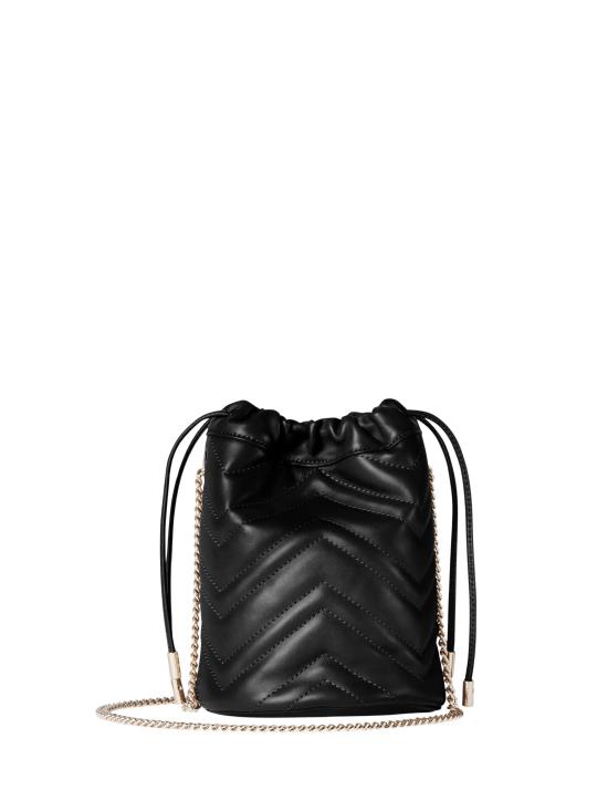 26SS 구찌 GG 마몽 스몰 버킷백 575163 AAET81000 Black - GUCCI
