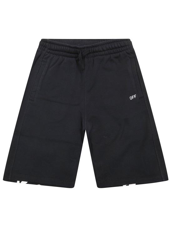 26SS [키즈] 오프화이트 쇼츠/버뮤다 44BCI001S26F003 NERO