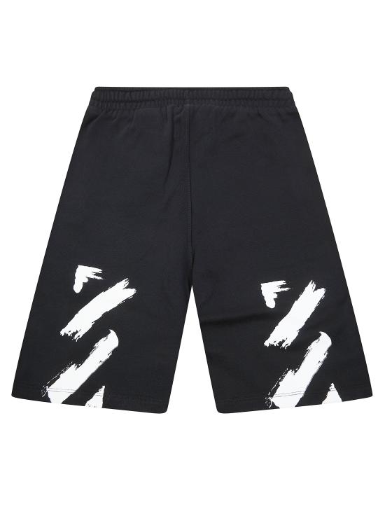 26SS [키즈] 오프화이트 쇼츠/버뮤다 44BCI001S26F003 NERO - OFF WHITE