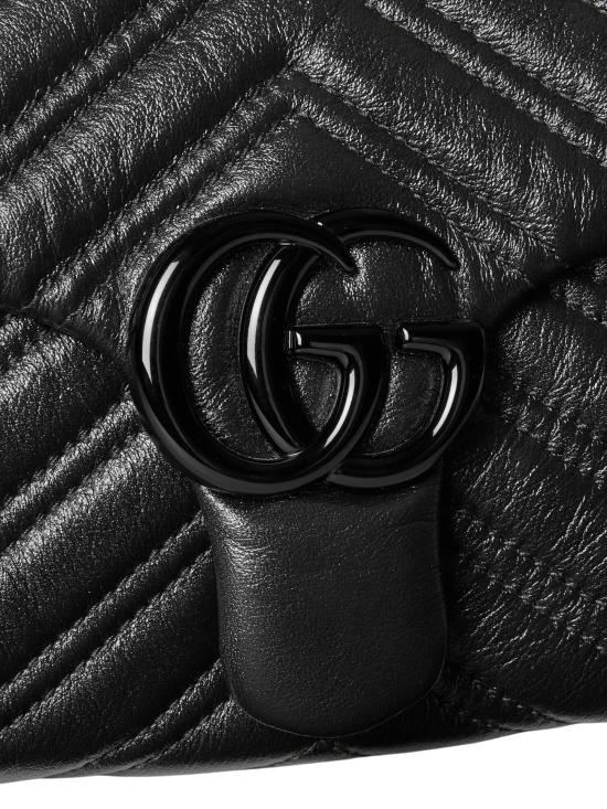 26SS 구찌 GG 마몽 스몰 숄더백 855371 AAFS11000 Black - GUCCI