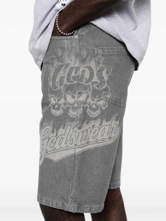 26SS 지씨디에스 스트레이트 팬츠 C1MWQL222D069 QUARRY GREY WHITE 920A - GCDS