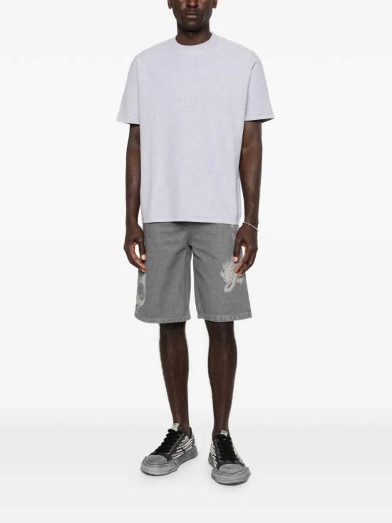 26SS 지씨디에스 스트레이트 팬츠 C1MWQL222D069 QUARRY GREY WHITE 920A - GCDS