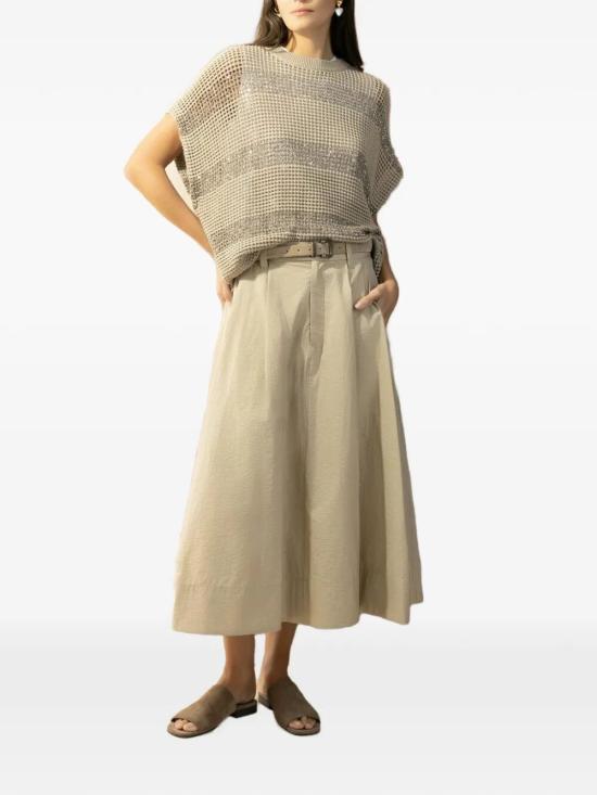 26SS 브루넬로 쿠치넬리 스웨터 M58772820 CKH72 SABBIA BROWN SCURO - BRUNELLO CUCINELLI