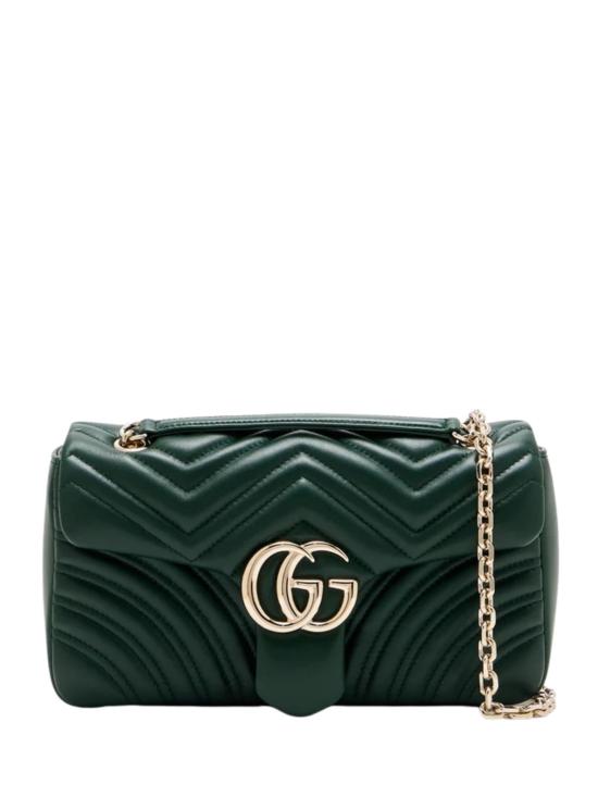 26SS 구찌 GG 마몽 미디엄 숄더백 837267 AAE383020 Green