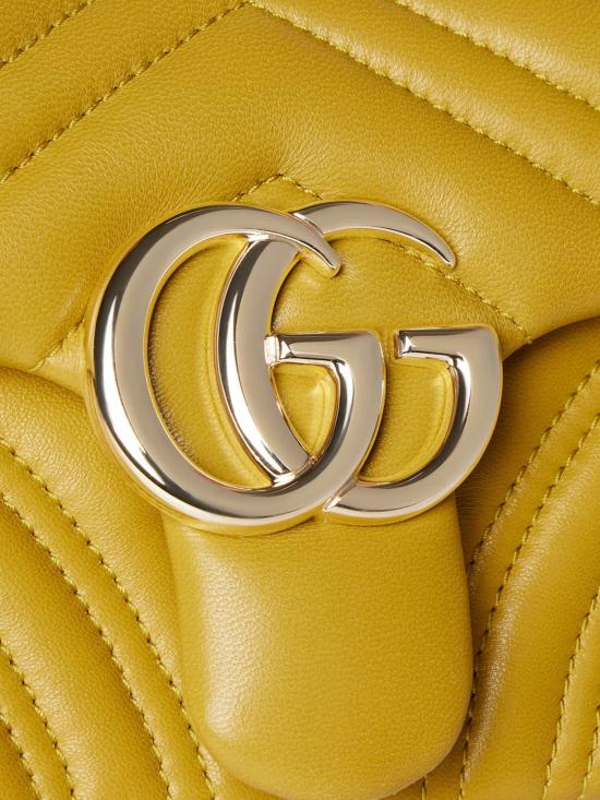 26SS 구찌 GG 마몽 스몰 숄더백 837280 AAE387316 Yellow - GUCCI
