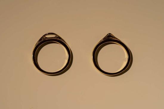  Milk & Rose 반지 밀크 & 로즈 인터로킹 링 - OTHER BRANDS