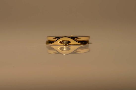  Milk & Rose 반지 밀크 & 로즈 인터로킹 링 - OTHER BRANDS