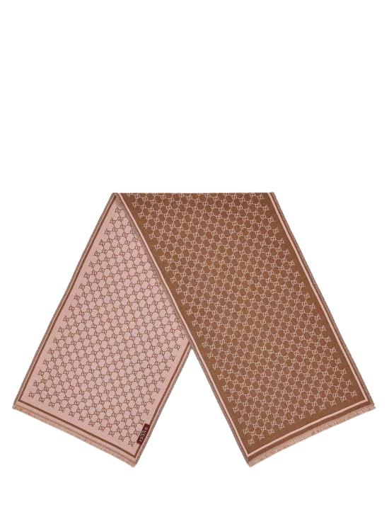 26SS 구찌 GG 울 스카프 839035 3GAMQ2572 Brown - GUCCI