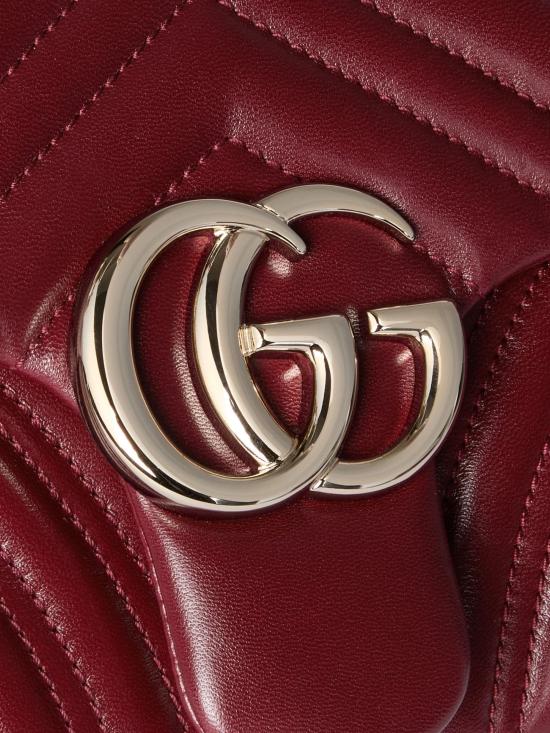 26SS 구찌 GG 마몽 미디엄 숄더백 837267 AAE386207 Red - GUCCI