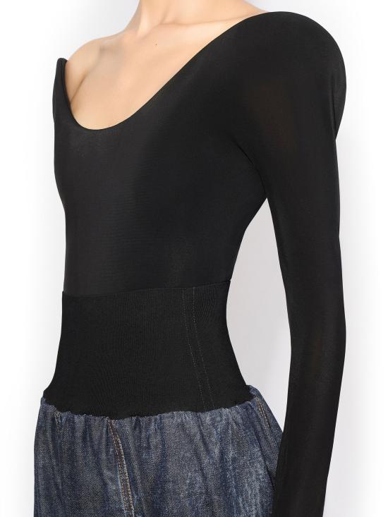 26SS 알라이아 바디수트 티셔츠 AA9B0429J050C 995 97 - ALAIA