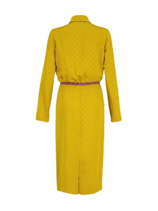 26SS 구찌 미디 원피스 853070 ZAQKJ2002 Brown - GUCCI