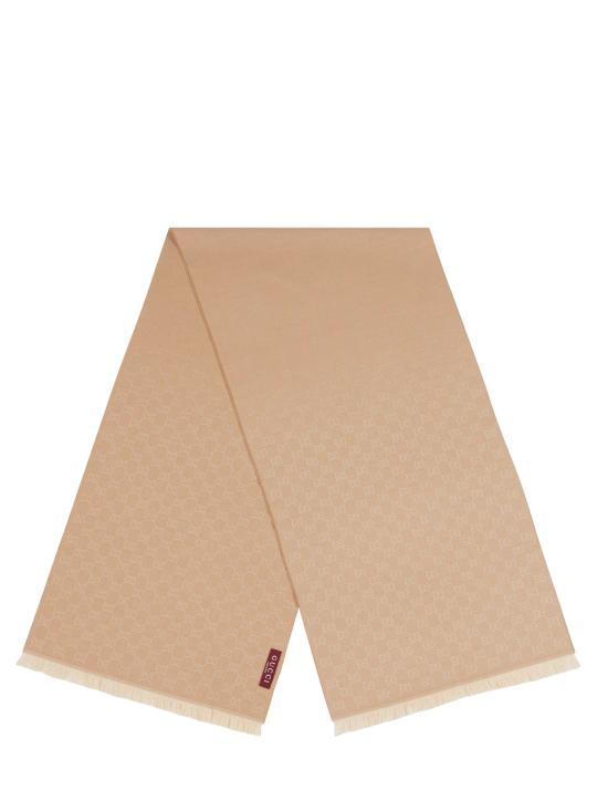 26SS 구찌 GG 울 스카프 848507 3G2009878 Beige - GUCCI