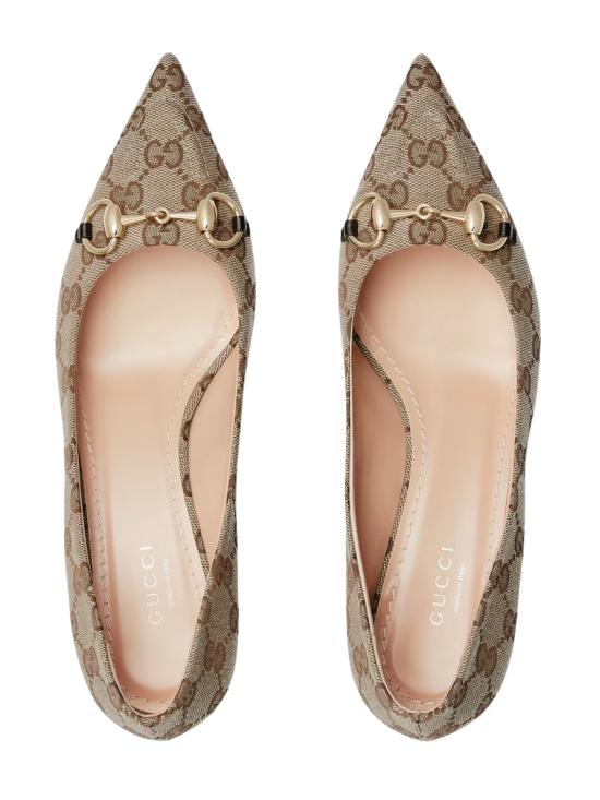 26SS 구찌 홀스빗 펌프스 853466 KY9809744 Beige - GUCCI