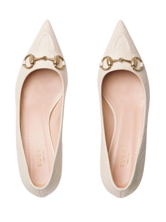 26SS 구찌 홀스빗 펌프스 853320 AAD4U9540 Ivory - GUCCI