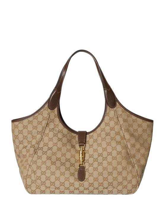 26SS 구찌 메르카토 GG 캔버스 미디엄 토트백 866645 FAFV29651 Beige