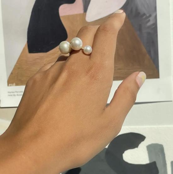  코자크 반지 코자흐 우베다  진주 - KOZAKH