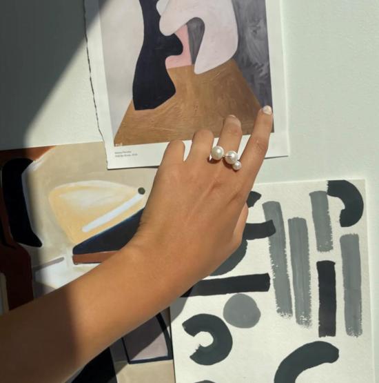  코자크 반지 코자흐 우베다  진주 - KOZAKH