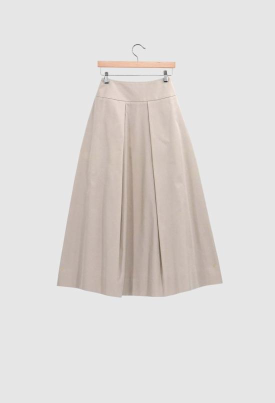  율리아 옌츠슈 롱 스커트 줄리아 젠츠쉬 윤 경량 코튼 트윌 볼륨 스커트 에크루 - JULIA JENTZSCH