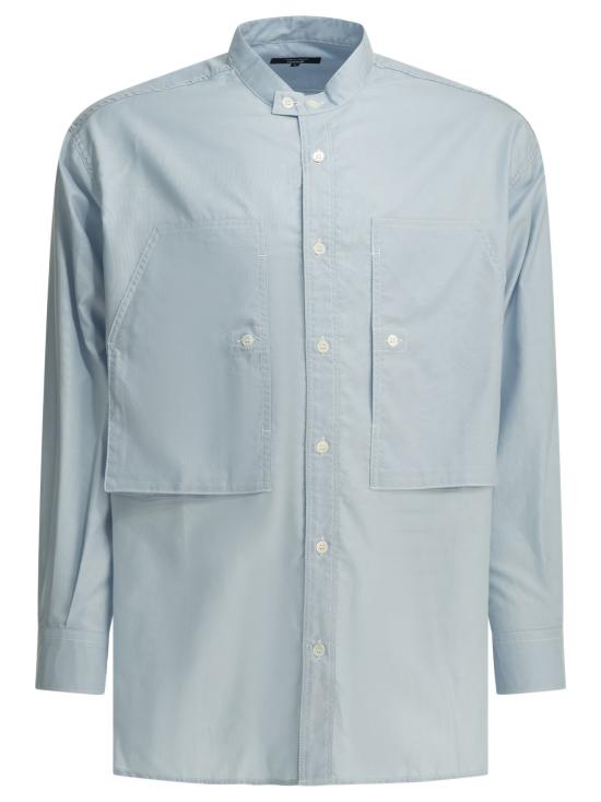 26SS 꼼데가르송 긴팔 셔츠 HQ B012 S261 SAXE Light blue