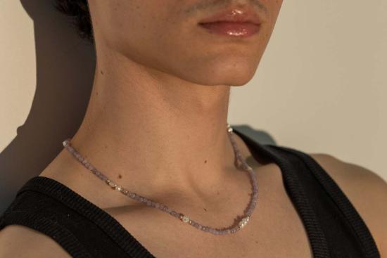  Milk & Rose 네크리스 밀크 & 로즈 자수정 진주 목걸이 - OTHER BRANDS