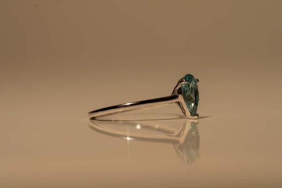  Milk & Rose 반지 밀크 & 로즈 드롭 센터스톤 링 - OTHER BRANDS