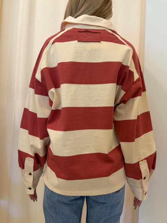  WAVEKELLY 긴팔 티셔츠 웨이브켈리 긴팔 칼라 럭비 셔츠 - OTHER BRANDS