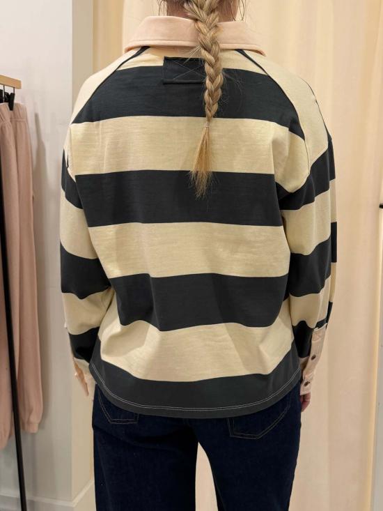  WAVEKELLY 긴팔 티셔츠 웨이브켈리 긴팔 칼라 럭비 셔츠 - OTHER BRANDS