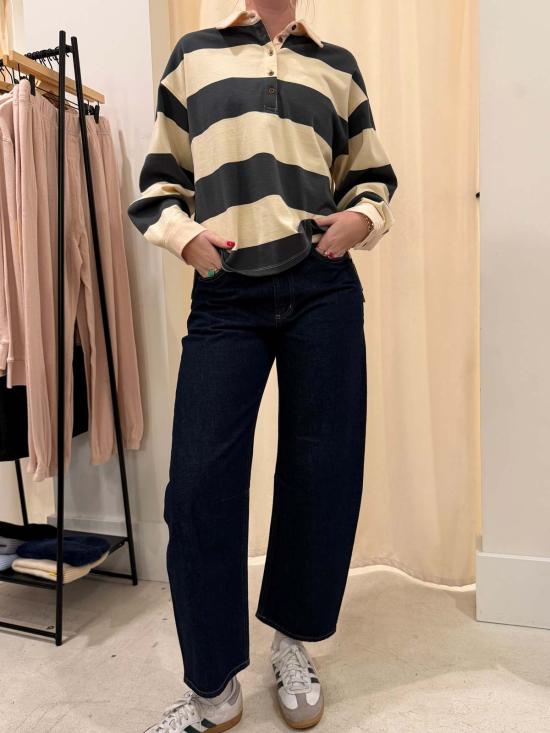  WAVEKELLY 긴팔 티셔츠 웨이브켈리 긴팔 칼라 럭비 셔츠 - OTHER BRANDS