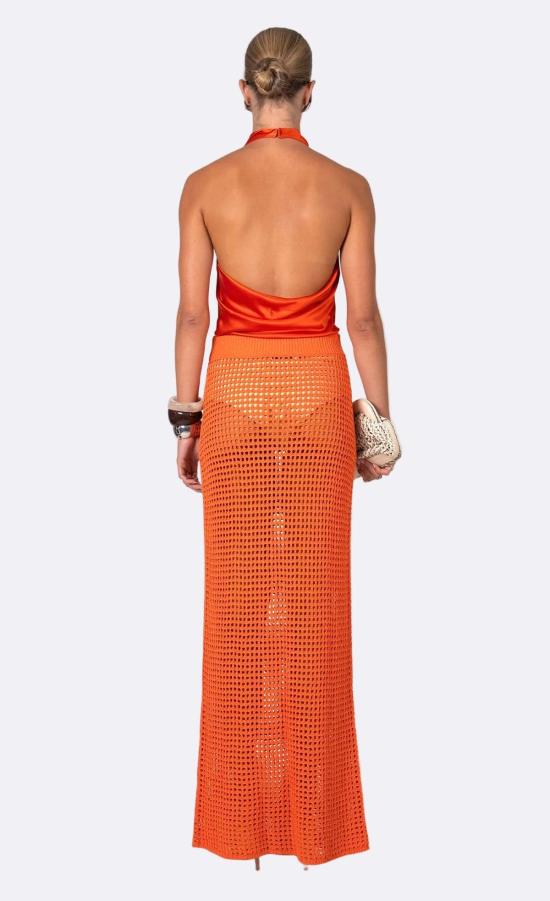  논살란트 레이블 비치용품 무심한 라벨 브리아나 맥시 스커트 아페롤 - NONCHALANT LABEL