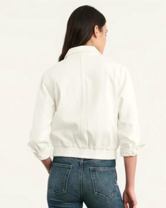  닐리로탄 데님 자켓 나작  크림 - NILI LOTAN