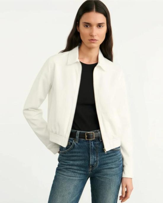  닐리로탄 데님 자켓 나작  크림 - NILI LOTAN