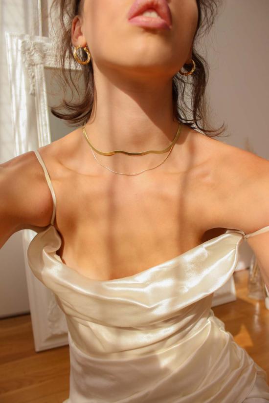  Milk & Rose 목걸이/팬던트 밀크 & 로즈 글로우 체인 목걸이 - OTHER BRANDS