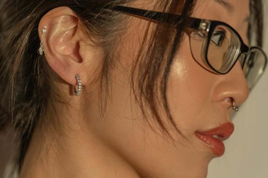  Milk & Rose 이어링 내 가게 셀레스트 후프 - OTHER BRANDS