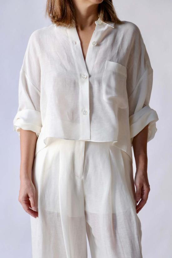  티더블유피 셔츠 Twp Next Ex 셔츠 아이보리