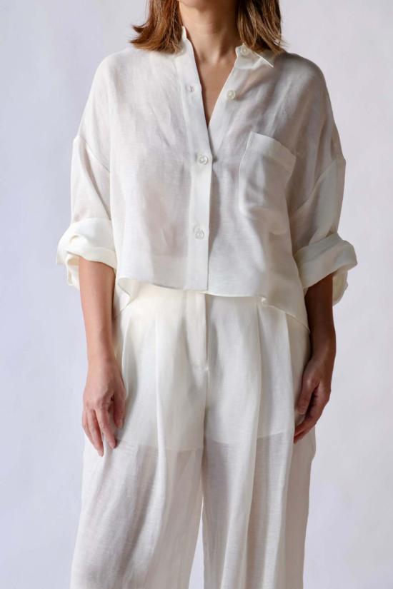  티더블유피 셔츠 Twp Next Ex 셔츠 아이보리 - TWP