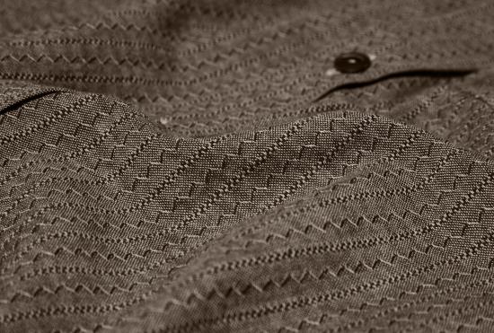 26SS 타이가 타카하시 긴팔 셔츠 LOT.106 좁은 칼라  - 차콜 TTSS26106 - TAIGA TAKAHASHI