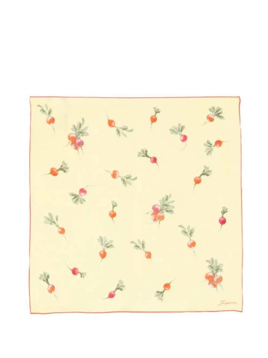 26SS 자크뮈스 머플러/스카프 26EACU00821AW00263 PRINT RADISH YELLOW 2GL