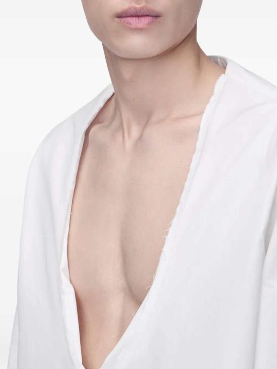 26SS 마르지엘라 긴팔 셔츠 S67DT0026S43001 100 WHITE - MAISON MARGIELA