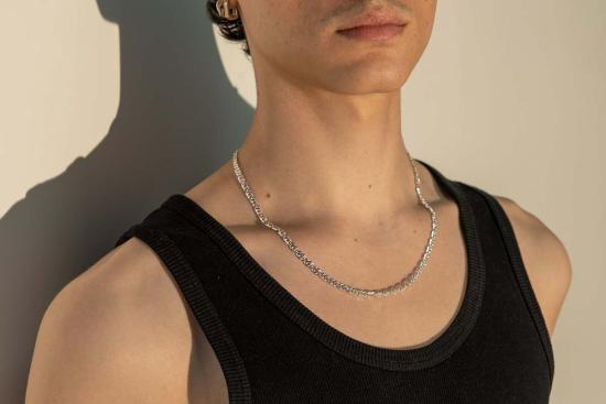  Milk & Rose 네크리스 밀크 앤 로즈 이반 체인 스털링 실버